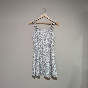 SHEIN green daisy sundress